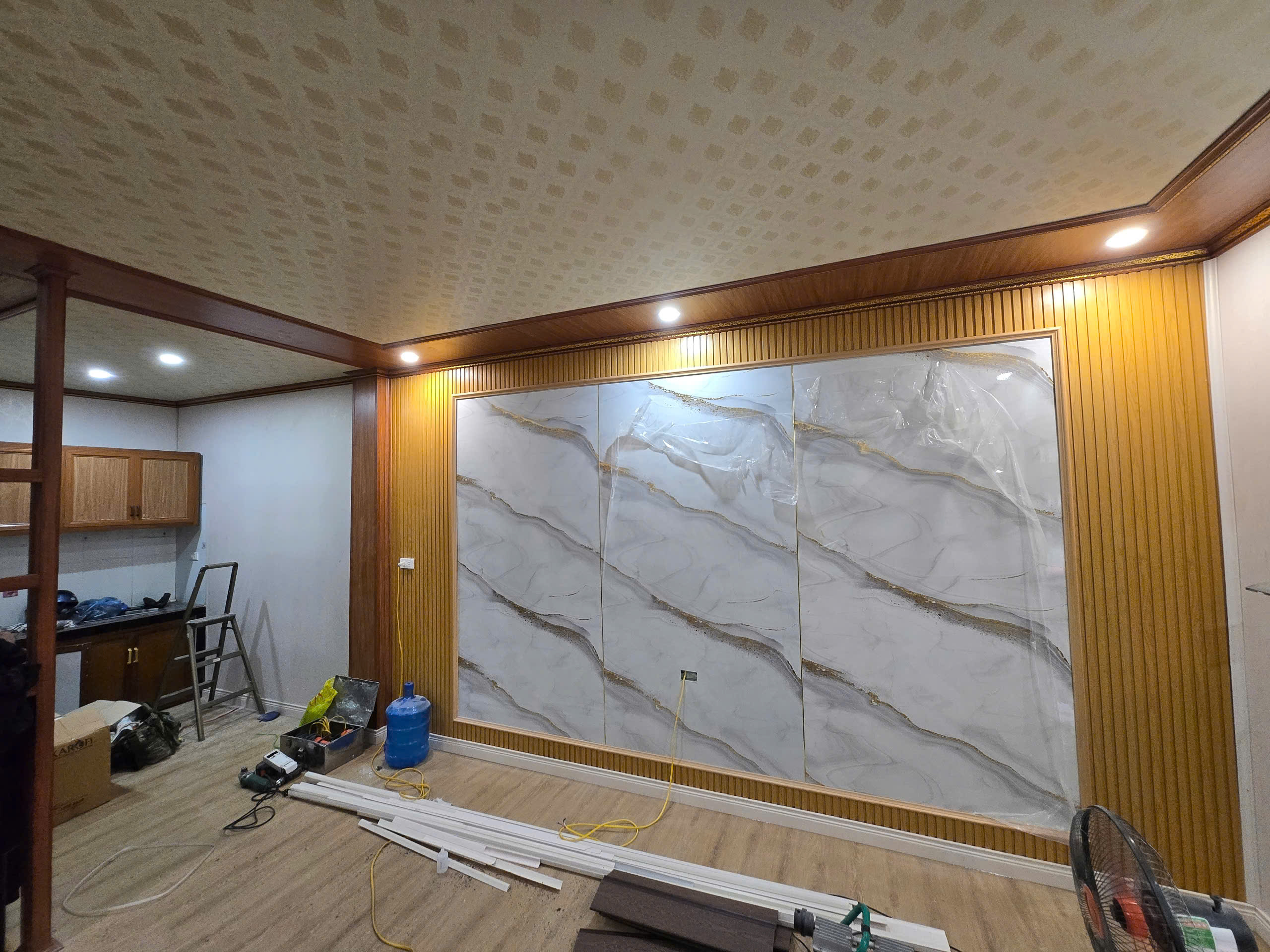 công trình Nhựa Ốp TƯỜNG Nano
